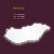 3d map of Hungary