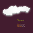 3d map of Slovakia