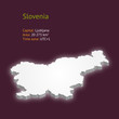 3d map of Slovenia