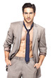 Photo: Smart good-looking guy with serious look Smart good-looking guy with serious look
