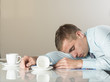 Photo: Tired businessman Tired businessman