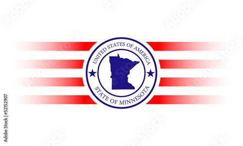 Vector: Minnesota stamp Minnesota stamp