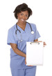 Photo: nurse using stethoscope nurse using stethoscope
