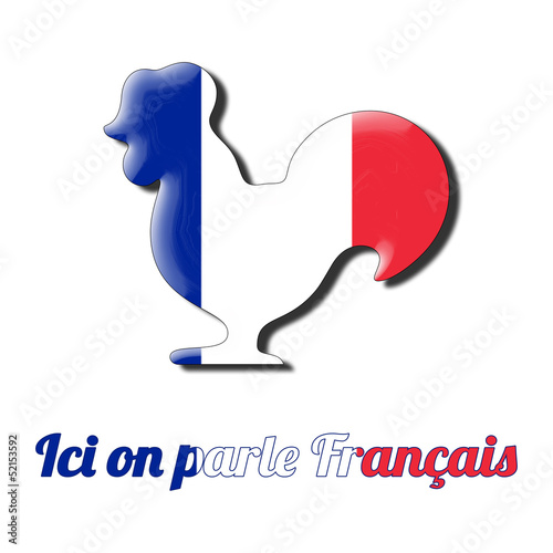 Illustration: gallo simbolo di Francia; attività poliglotta gallo simbolo di Francia; attività poliglotta