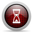 time glossy icon