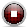 stop glossy icon