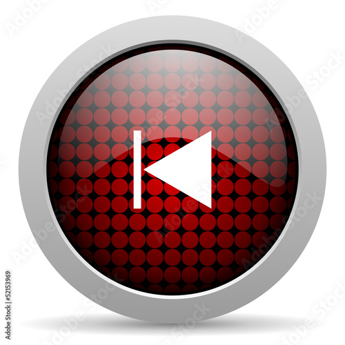 Illustration: prev glossy icon prev glossy icon