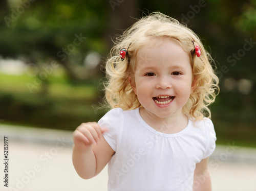 Photo: running toddler girl running toddler girl