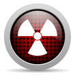 radiation glossy icon