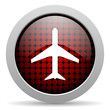 plane glossy icon