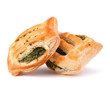 Foto: Puff pastry bun isolated on white background. Puff pastry bun isolated on white background.
