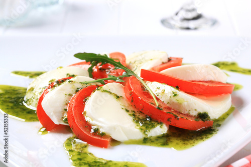 Photo: Caprese salad Caprese salad