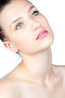 beauty portrait of teen girl