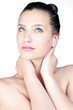 beauty portrait of teen girl