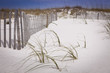 Sand Dunes and Fence at the Beach