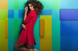 Fashion shoot of young sexy woman