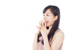 喜ぶ女性