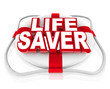 Life Saver Preserver Help in Moment of Crisis or Danger