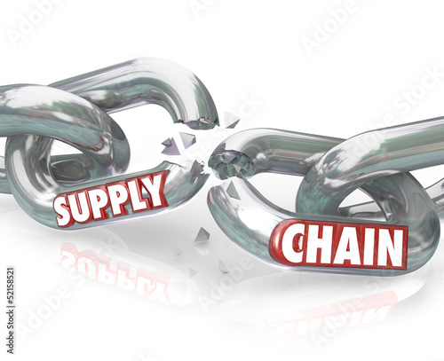 Illustration: Supply Chain Broken Links Severed Relationships Supply Chain Broken Links Severed Relationships