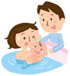 Underwater childbirth