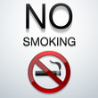 No smoking background vector