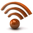 Orange wifi icon