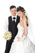 Wedding couple, bride and groom