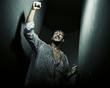 Amazing picture of the triumphant man