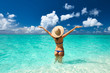 Woman at beach
