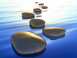 Illustration: step stones step stones