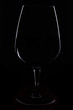 silhouette of a wine glass