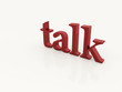 Talk word red