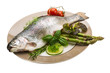 Fresh raw rainbow trout