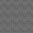 Abstract seamless background with girls mannequins
