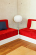 Foto: modern interior, living room, detail couches modern interior, living room, detail couches