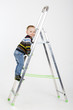 Foto: Boy on stairs Boy on stairs
