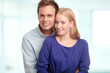 Photo: Portrait of young man bonding a beautiful woman Portrait of young man bonding a beautiful woman