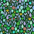 Vector: Retro doodle seamless pattern Retro doodle seamless pattern