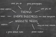 Illustration: things very business website need things very business website need
