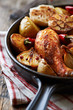 Foto: Oven-baked chicken with vegetables Oven-baked chicken with vegetables
