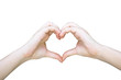 hands forming a heart