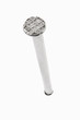 Metal nail on white, clipping path included