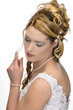 Beauty wedding hairstyle