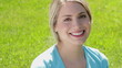 young beautiful woman smiling