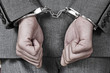 handcuffed man