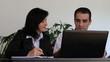 Young successful business team at a meeting