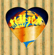 Vintage Heart - Dancing People