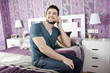 Phone call in bedroom