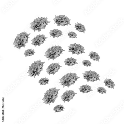 Illustration: Psoriasis (Schuppenflechte) - 3D Render Psoriasis (Schuppenflechte) - 3D Render