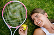 Photo: Portrait of a tennis player Portrait of a tennis player